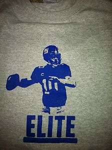 Eli Manning Elite Super Bowl XLVI New York Giants Hoodie Hooded 