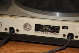You are bidding on a Kenwood KD 2055 Belt Drive Automatic Return 