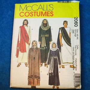 McCalls 2060 Easter Passion 8 Character Adult 42 44 XL  