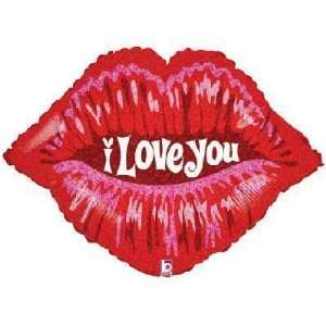  Valentine Balloon  30 I Love You Lips Holographic Toys 