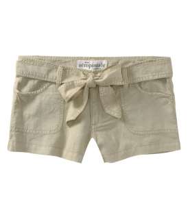 Aeropostale womens A87 linen booty shorts   Style 2104  
