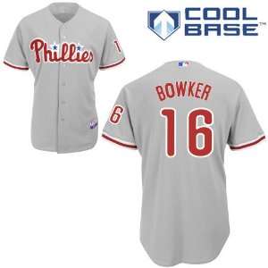  John Bowker Philadelphia Phillies Authentic Road Cool Base 