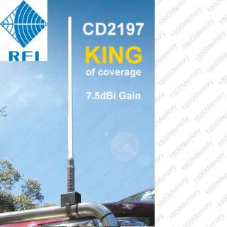 RFI CD2197 Multi Band High Gain 7.5dBi Antenna White 114cm CDMA GSM 3G 