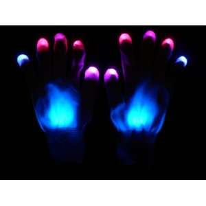  Love LED Glove Set (12 Rave Lights + One Pair of Gloves 