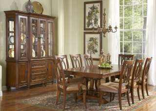 New Cotswold Manor Formal Dining Wine Cabinet Medium Brown Cherry New 