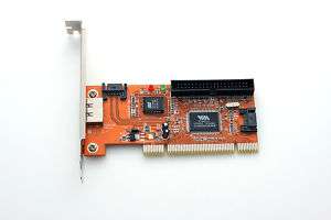 Syba Combo IDE SATA eSATA PCI Controller Card VIA6421  