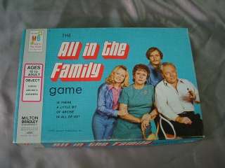 Vintage 1972 Milton Bradley ALL IN THE FAMILY TV Show GAME  