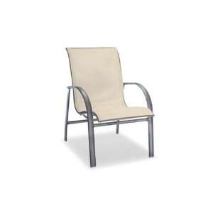   Sling Arm Stackable Patio Dining Chair Flagstone Patio, Lawn & Garden