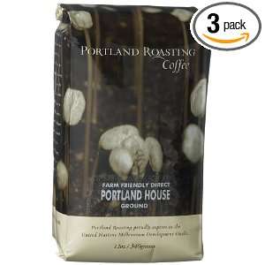 Portland Roasting Co. Portland House Ground, 12 Ounce Bags (Pack of 3)