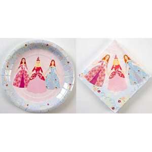  Princess Party Birthday Plates & Napkins By Meri Meri 