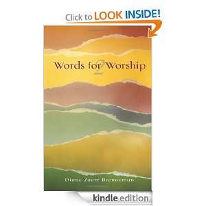 Words for Worship 2 Dianne Zaerr Brenneman  Kindle Store