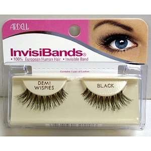   Invisibands Lashes 100% Human Hair BLACK (ItemDemi Wispies) Beauty