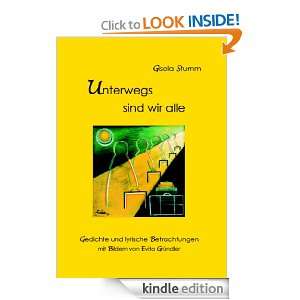Unterwegs sind wir alle (German Edition) Gisela Stumm  