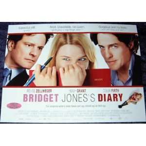  Bridget Joness Diary (Original Movie Poster) Everything 