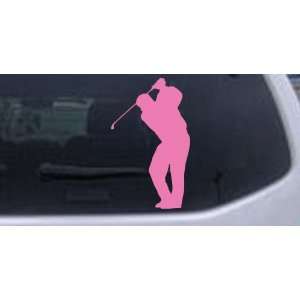   Car Window Wall Laptop Decal Sticker    Pink 34in X 21.0in Automotive