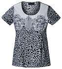 Scrubs Baby Phat Print Top Lace It Up 2671