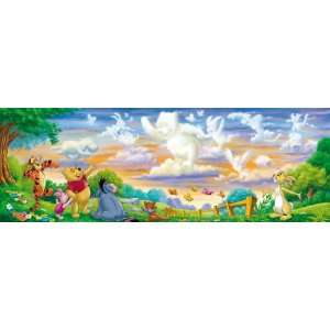  Clementoni   Winnie Pooh Panoramic 1000Pc Toys & Games