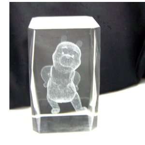  Winnie the Pooh Laser Art Crystal Paperweight Everything 