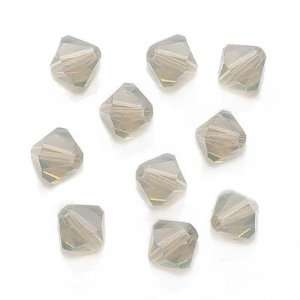  Swarovski Crystal Bicone 5301 6mm Light Grey Opal 20 Beads 