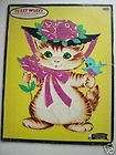vintage fuzzy wuzzy cat in fancy hat puzzle expedited shipping
