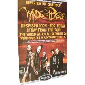Winds of Plague Poster   Rsky Concert Flyer 