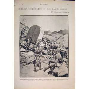   South Africa Boer War Sketches Buller Waggon Soldier