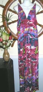   Jostar Sexy Long Dress LAHAINA DREAMS Small Travel Knit New  