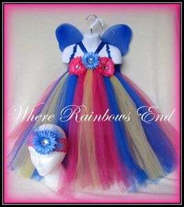 Savannah Sunset Tutu Fairy Dress 6 month   6x Girls  
