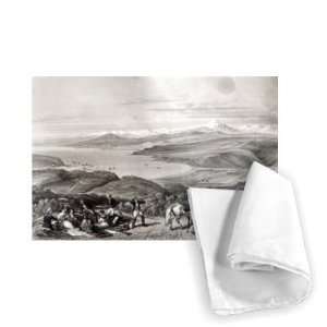  Distant View of the Aconcagua Volcano, from   Tea Towel 