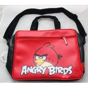   Birds Red / Black Messenger Bag   Imported Rare~ 
