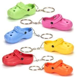 Lets Party By Fun Express Rubber Slipper Keychain 
