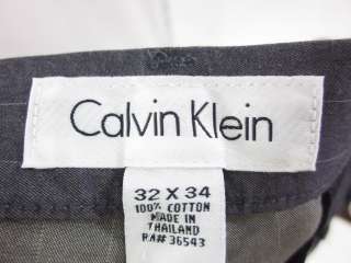 NWT CALVIN KLEIN Mens Gray Dylan Pants Sz 32x34 $88  