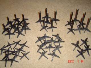   TRACK SUPPORTS~HUGE LOT~#1,2,3,4,5,&6S~FOR CORNERS/TURNS/STRAIGHT