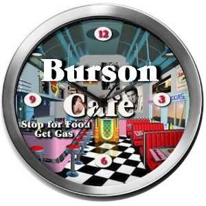  BURSON 14 Inch Cafe Metal Clock Quartz Movement Kitchen 
