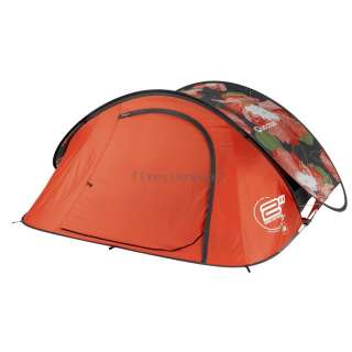   Tent Camping Pop Up Tente 2 SECONDS AIR III fleur , 3 Man  