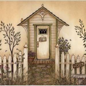  Cottage Outhouse IV Poster by Linda Spivey (10.00 x 10.00 
