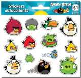 Angry Birds Stickers   2 sheets  