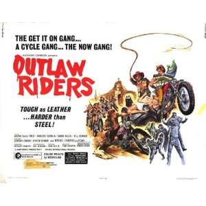 Outlaw Riders Movie Poster (22 x 28 Inches   56cm x 72cm) (1971) Half 