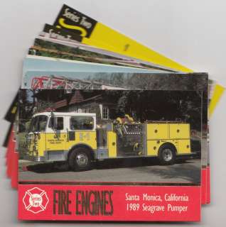 BON AIRE FIRE ENGINES SER 2 COMPLETE SET OF 100 CARDS  