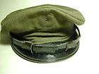 World War II Era Green Military Cap Feather