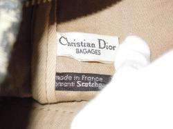 Vintage Christian Dior Black Trotter Monogram Canvas Doctor Hand 