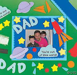 Foam Craft Kit Fathers Day Picture Frame, Kids Craft  