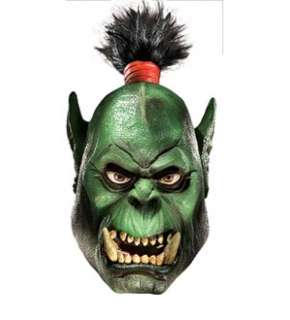 WORLD OF WARCRAFT ORC OVERHEAD LATEX COSTUME MASK *NEW*  