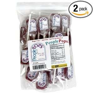People Pops Give Me Grape, 24 Count Packages (Pack of 2 )  