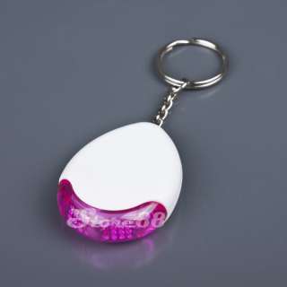 NEW LED Sound Control Lost Key Torch Finder Keyring Keychain White 