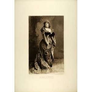 1887 Photogravure Ada Rehan Katherina Taming of the Shrew Shakespeare 