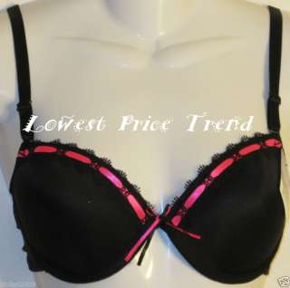 BRAS BR9528PL LOT RIBBON LACE TRIM UNDERWIRE 38B NEW LIGHTLY PADDED 