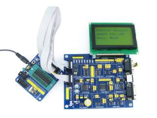 Examples of Graphic LCD 128x64 Sending and receiving data over UART 