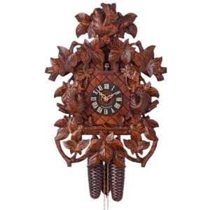  River City 17 Tall Deeply Carved Eight Day Cuckoo Clock 