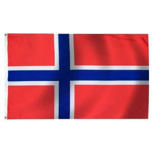  Norway Flag 3X5 Foot Nylon Patio, Lawn & Garden